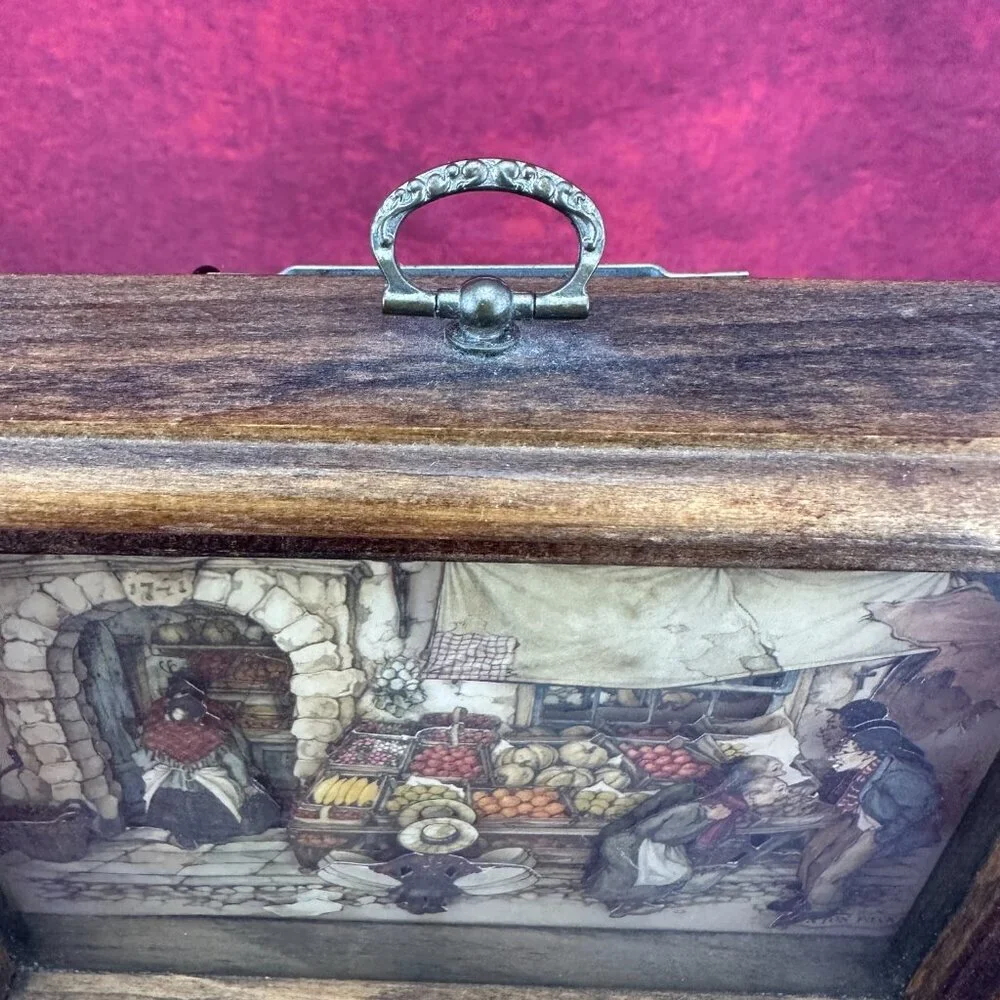 VINTAGE ANTON PIECK PAPER 3D ART WALL HANGING 